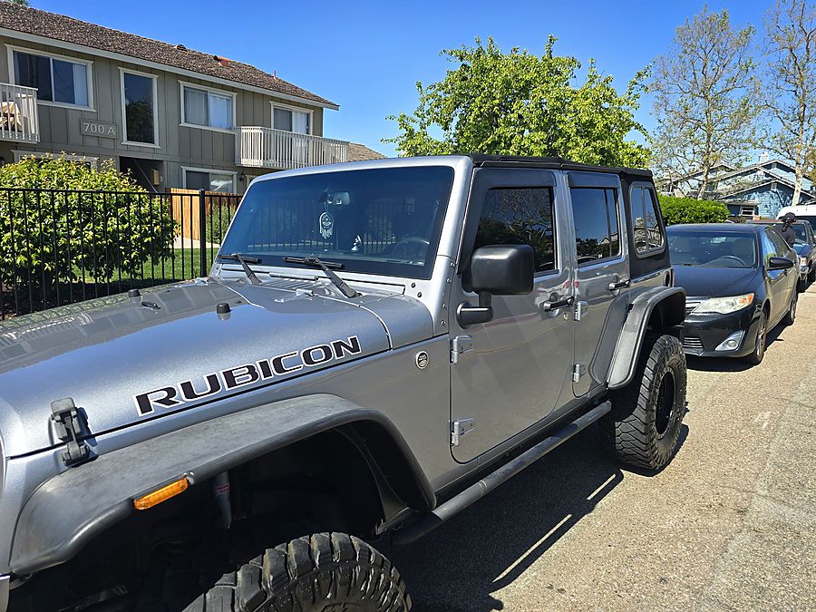 Jeep Wrangler Rubicon Unlimited — ceramic tint on the hard top glass