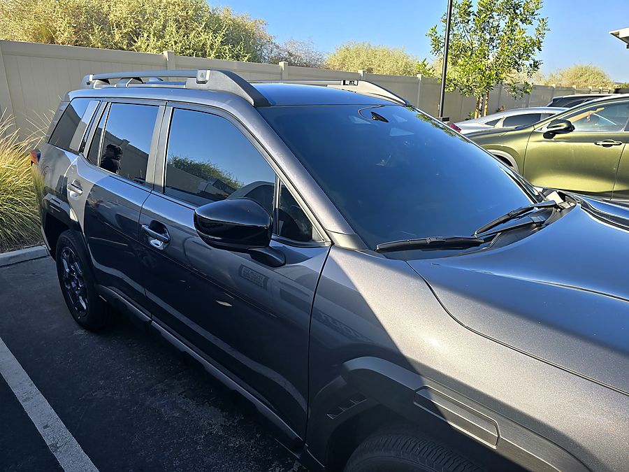 Subaru Outback — ceramic tint, clean along every seal and pillar