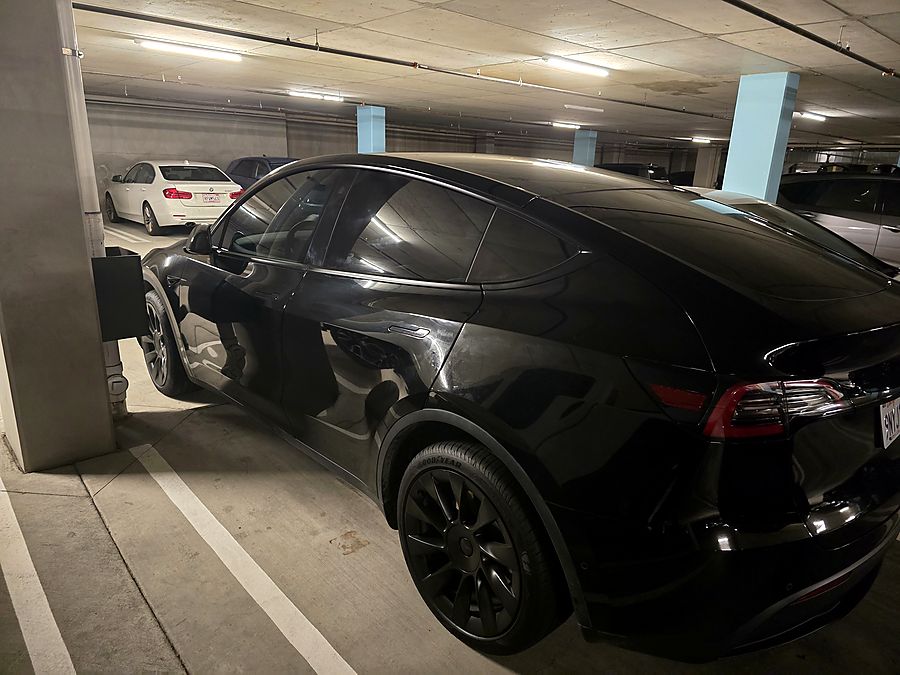Tesla Model Y — full ceramic tint, done in the owner's parking garage