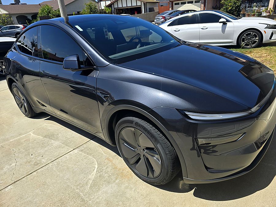 Tesla Model Y — full ceramic tint including the glass roof