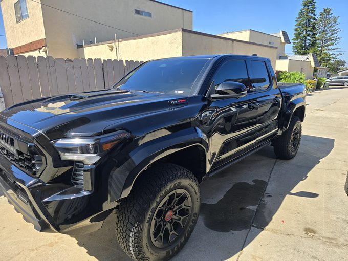 Toyota Tacoma TRD Pro — window tint
